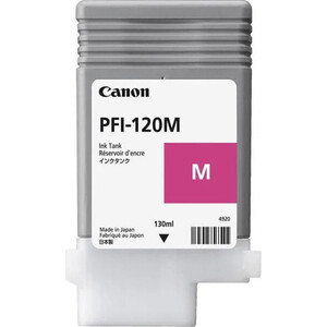 Картридж струйный Canon PFI-120 M, пурпурный (2887C001) картридж sakura 2887c001 pfi 120 m для canon пурпурный 130 мл