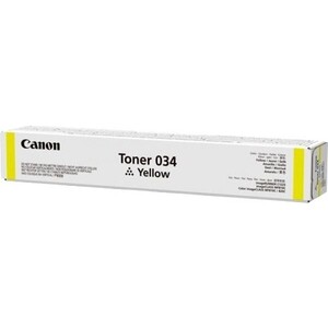 Тонер Canon 034, желтый, туба (9451B001) тонер для canon fc pc для hp profiline
