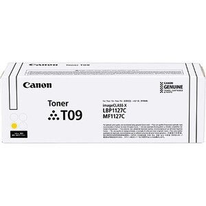 Тонер Canon T09, желтый, туба (3017C006) тонер для vp135 dp line 2 тубы canon 6117b004