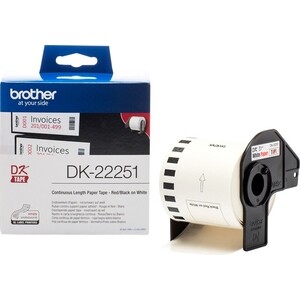 Картридж ленточный Brother для Brother QL-570 (DK22251) лазерный картридж t2 tc b2275 tn 2275 tn 2090 tn2275 tn2090 для brother