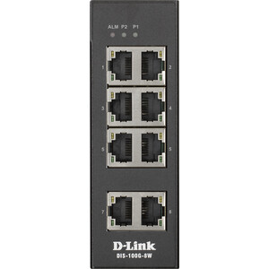 Коммутатор D-Link DIS-100G-8W/A1A 8G неуправляемый (DIS-100G-8W/A1A) коммутатор d link dis 100g 6s dis 100g 6s a 4g 2sfp неуправляемый dis 100g 6s a