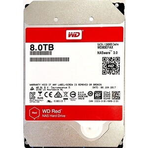 фото Жесткий диск wd sata-iii 8tb wd80efax nas red plus (5400rpm) 256mb 3.5''