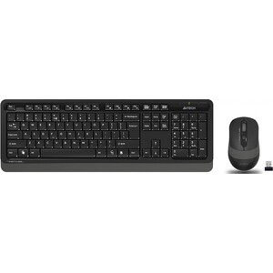 Клавиатура + мышь A4Tech Fstyler FG1010, черный/серый