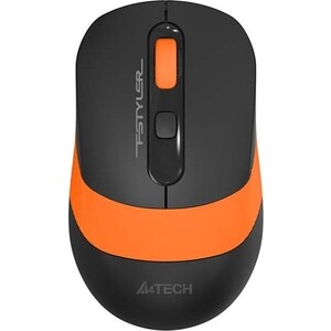 Фото - Мышь A4Tech Fstyler FG10S, черный/оранжевый, оптическая (2000dpi) компьютерная мышь a4tech fstyler fg10s белый серый