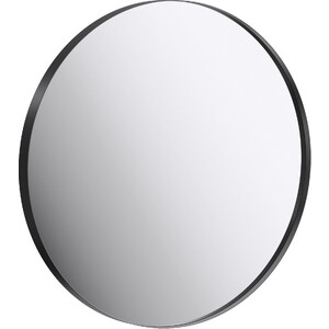 Зеркало Aqwella RM 80 круглое черное (RM0208BLK) зеркало aqwella майами 65x65 mai 02 06