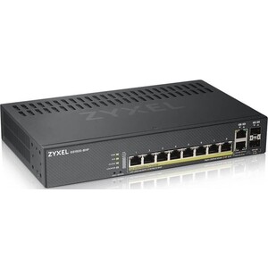 Коммутатор ZyXEL GS1920-8HPv2 Hybrid Smart switch PoE+ Nebula (GS1920-8HPV2-EU0101F) коммутатор mikrotik cloud router switch crs326 24g 2s rm