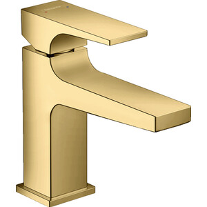 Смеситель для раковины Hansgrohe Metropol с донным клапаном Push-Open, золото (32500990) сифон для раковины timo 959 17l золото матовое