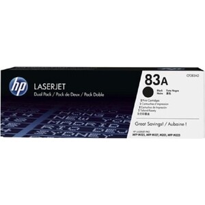 фото Тонер-картридж hp набор из 2 шт. 83a black original laserjet (cf283af)