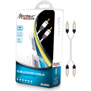 фото Кабель real cable 2rca-1, 2m, межблочный (пара)