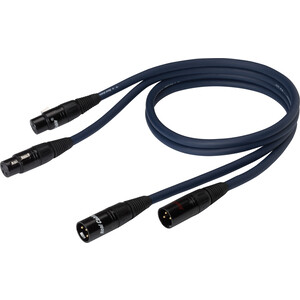 Кабель Real Cable XLR128, 1m, межблочный (пара)