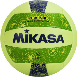 фото Мяч для пляжного волейбола mikasa vsg, размер 5, зелено-синий