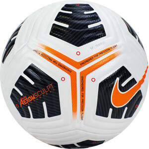 Мяч футбольный Nike Academy Pro Ball, CU8038-101, р.5, 4 панели, ПУ, FIFA Quality, маш. сш, бело-оранжевый - фото 1