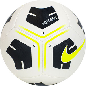 фото Мяч футбольный nike park ball, cu8033-101, р.5, 12 панелей,.тпу, маш. сш, бело-черно-желтый