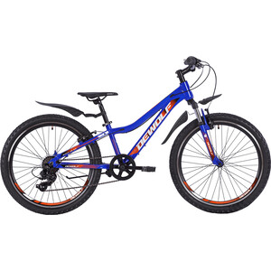 Велосипед DEWOLF Ridly JR 24 электро-синий/красно-оранжевый/черный/белый