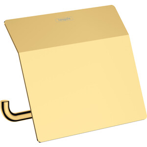 Держатель туалетной бумаги Hansgrohe AddStoris золото (41753990) держатель запасных рулонов hansgrohe addstoris матовый 41756670