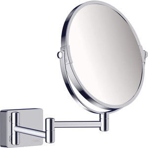 Косметическое зеркало Hansgrohe AddStoris тройное увеличение, хром (41791000)