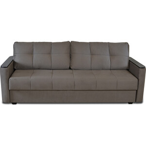 фото Прямой диван-кровать mgroup аризио (ткань мдф цвет венге rgb 73)