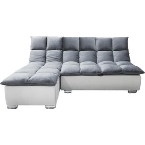 фото Угловой диван-кровать mgroup доменика с оттоманкой (ткань велютто 32, велютто 01)