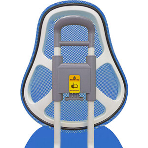 фото Детское кресло ergokids y-400 bl обивка голубая однотонная