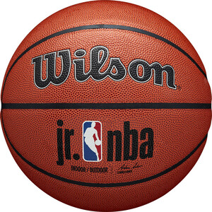 фото Мяч баскетбольный wilson jr nba auth indoor outdoor, wtb9700xb06, р.6, коричневый