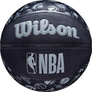 фото Мяч баскетбольный wilson nba all team, wtb1300xbnba р.7, черный