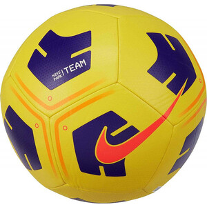 Мяч футбольный Nike Park Ball, CU8033-720, р.5, 12 панелей, ТПУ, маш. сш, желтый - фото 1