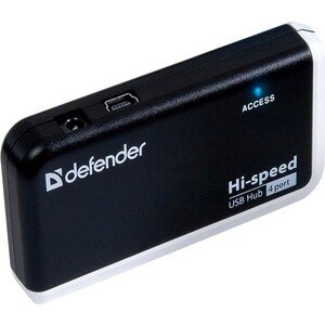 USB разветвитель Defender Quadro Infix USB2.0, 4 порта (83504)