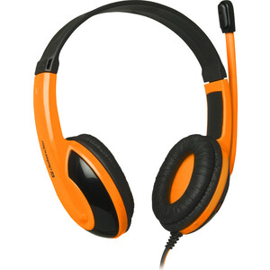 Гарнитура Defender Warhead G-120 черный + оранжевый, кабель 2 м (64099) Warhead G-120 черный + оранжевый, кабель 2 м (64099) - фото 3