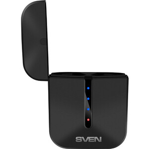 фото Гарнитура sven e-335b, черный (bluetooth, tws) (sv-020354)