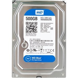 фото Жесткий диск wd sata3 500gb blue 5400 64mb (wd5000azrz)