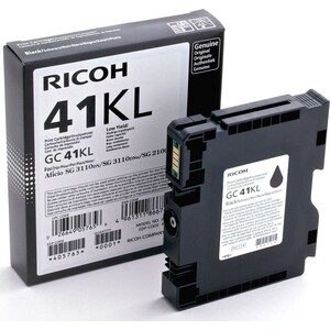 Картридж для гелевого принтера Ricoh GC 41KL Black (405765) картридж для лазерного принтера netproduct tk 1140