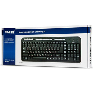 Клавиатура Sven Standard 309M USB чёрная (SV-03100309UB) Standard 309M USB чёрная (SV-03100309UB) - фото 5