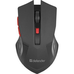 Мышь Defender Accura MM-275 красный,6 кнопок, 800-1600 dpi (52276) мышь defender accura mm 965 красный 6кнопок 800 1600dpi usb 52966