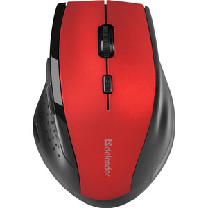 Мышь Defender Accura MM-365 красный,6 кнопок, 800-1600 dpi (52367) мышь defender accura mm 965 красный 6кнопок 800 1600dpi usb 52966