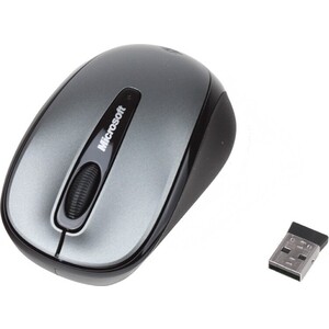 Мышь Microsoft Mouse Microsoft Wireless Mobile 3500 GREY (GMF-00289) Mouse Microsoft Wireless Mobile 3500 GREY (GMF-00289) - фото 1