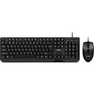 Набор клавиатура+мышь Sven KB-S330C черный (SV-017309) набор клавиатура мышь sven kb s330c sv 017309