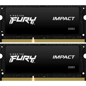 

Память оперативная Kingston 16GB DDR3L SODIMM FURY Impact (KF316LS9IBK2/16), 16GB DDR3L SODIMM FURY Impact (KF316LS9IBK2/16)