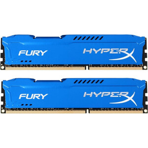 

Память оперативная Kingston 8GB DDR3 DIMM HyperX FURY Blue Series (HX318C10FK2/8), 8GB DDR3 DIMM HyperX FURY Blue Series (HX318C10FK2/8)