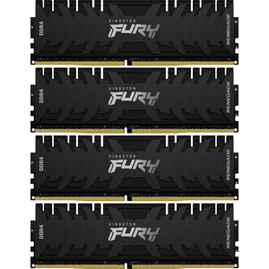 Память оперативная Kingston 32GB DDR4 DIMM FURY Renegade Black (KF426C13RBK4/32) память оперативная kingston dimm 4gb ddr4 non ecc cl22 sr x16 kvr32n22s6 4