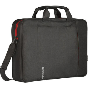 Сумка для ноутбука Defender Geek 15.6'' черный, карман (26084) сумка defender geek 15 6 26084