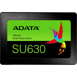 Твердотельный накопитель A-DATA SU630 SSD 1.92TB, 3D QLC, 2.5'', SATAIII (ASU630SS-1T92Q-R) ssd накопитель a data ssd 480gb su630 asu630ss 480gq r