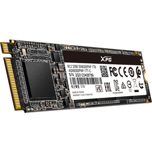 Твердотельный накопитель A-DATA 1TB SSD SX6000 Pro m.2 PCIe 2280 (ASX6000PNP-1TT-C)