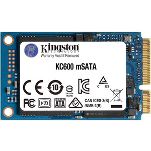Твердотельный накопитель Kingston SKC600 512GB, 3D TLC, mSATA (SKC600MS/512G) ssd накопитель kingston msata kc600 1024 гб sata iii 3d tlc skc600ms 1024g