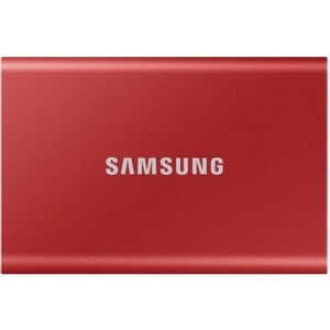 Твердотельный накопитель Samsung SSD 500GB T7 Touch, USB Type-C (MU-PC500R/WW) твердотельный накопитель samsung external ssd t7 2000gb usb type c red mu pc2t0r ww