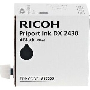 Чернила для дупликатора Ricoh PRIPORT INK DX 2430 BLACK (817222) чернила алкогольные nuance 22 шафран