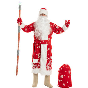 фото Bigarden костюм деда мороза ''традиционный'' красный размер 50-54