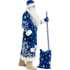 фото Bigarden костюм деда мороза ''традиционный'' синий размер 50-54