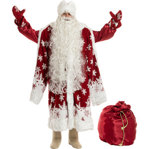 фото Bigarden костюм деда мороза ''боярский снежный'' размер 50-56