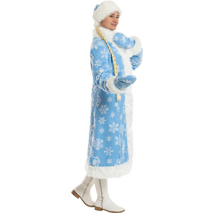 фото Bigarden костюм снегурочки ''меховой узор'' размер 42-46