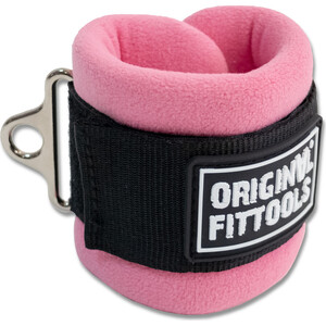 Ремень для тренировки Original FitTools мышц бедра и ягодиц регулируемый розовый (F0 - кольцо)